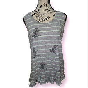 Vanity Tank Top w/ Heart Cut Out Size L
